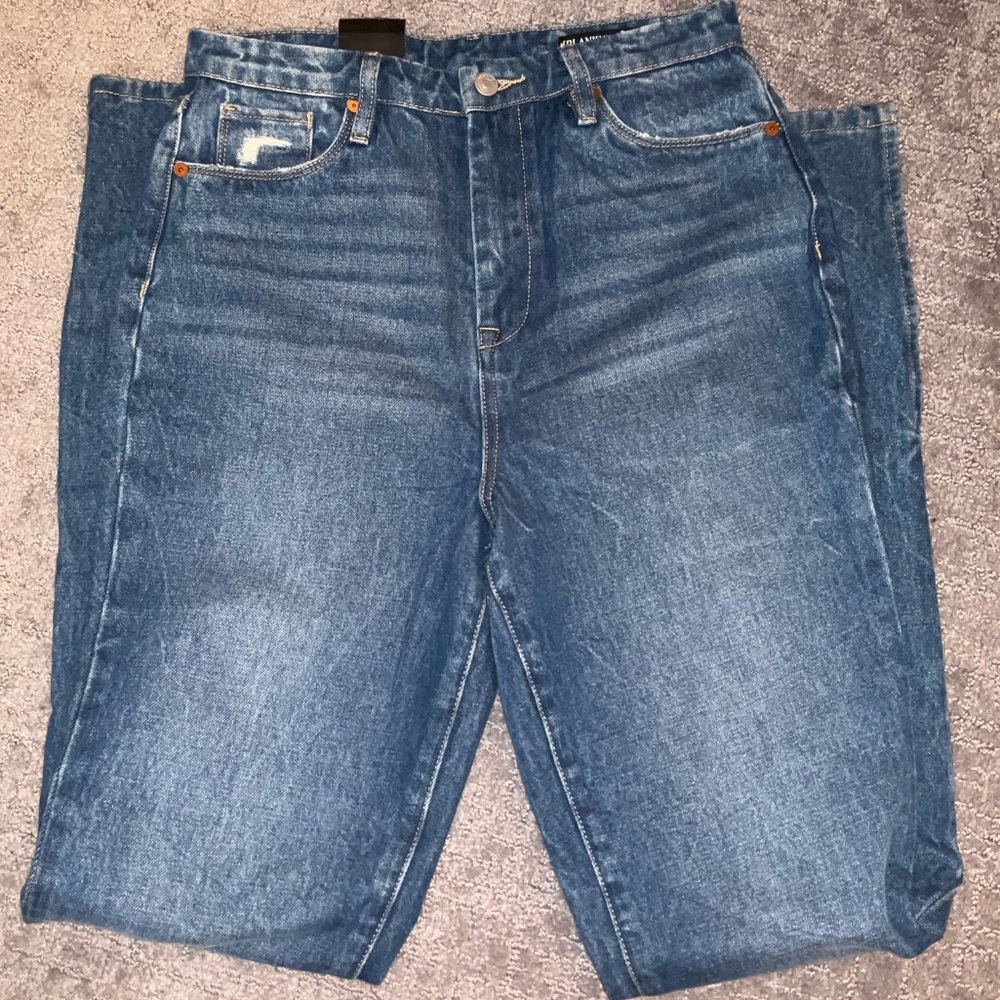 [BlankNYC] slit straight leg jeans NWT
